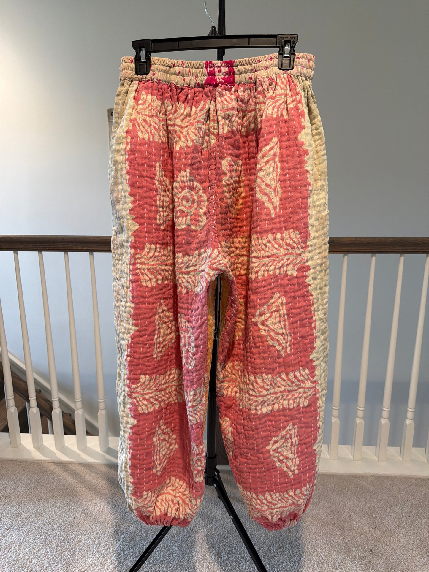 Reversible Kantha Pants