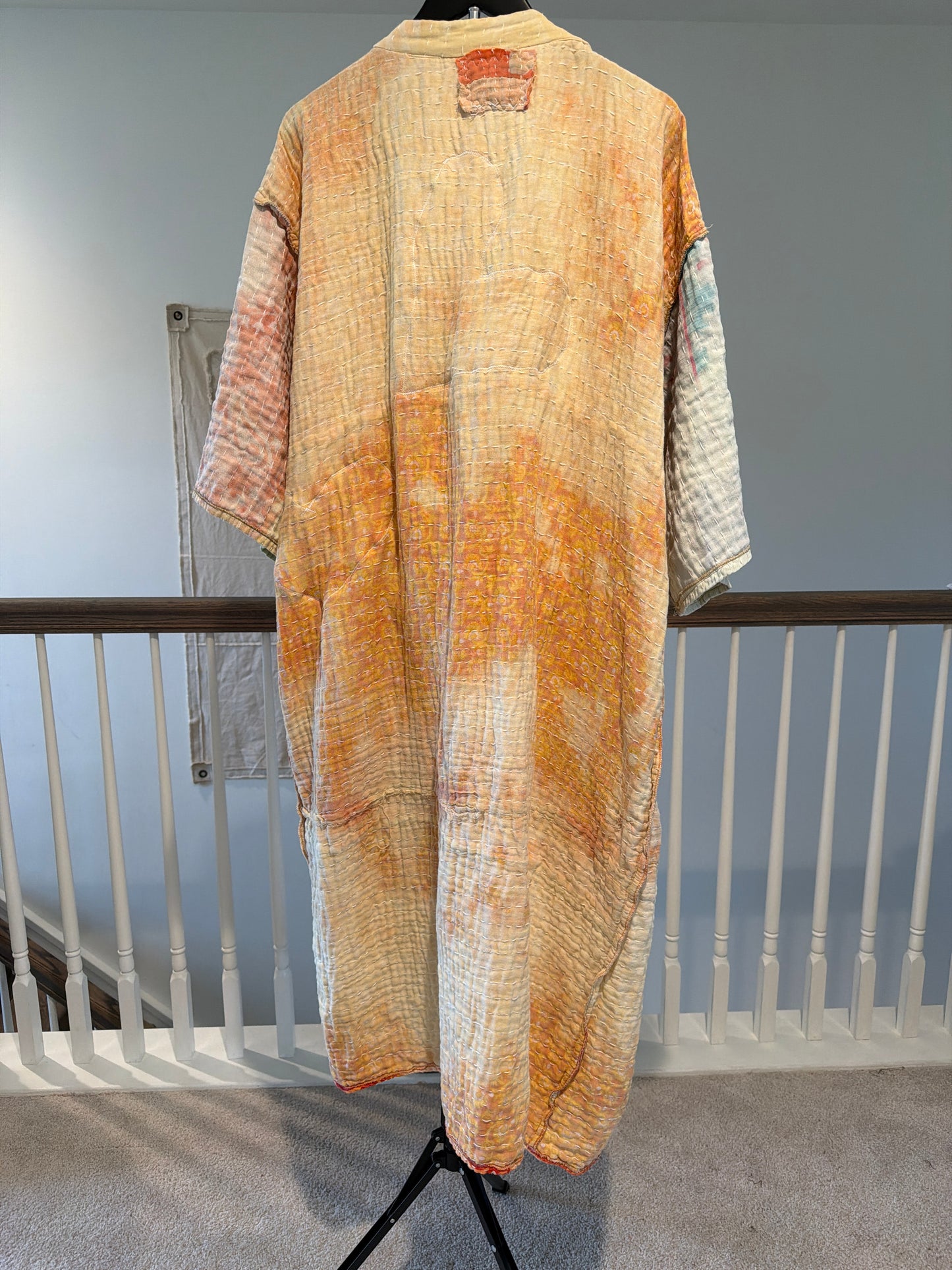 Vintage Kantha full length reversible tunic
