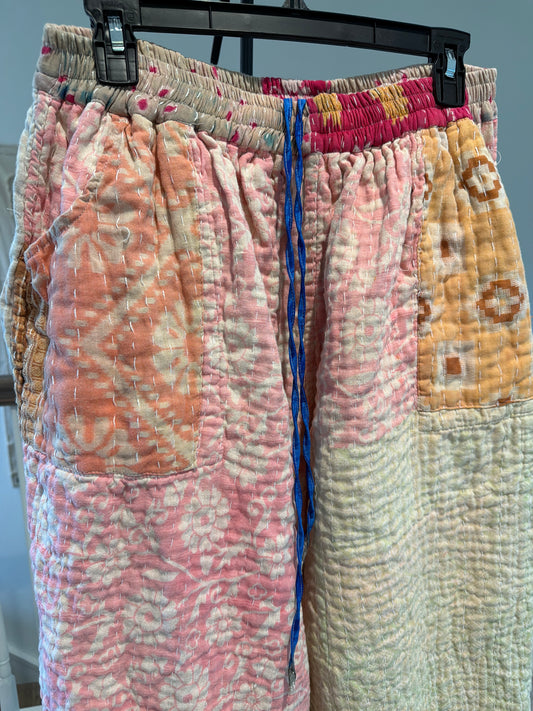 Reversible Kantha Pants