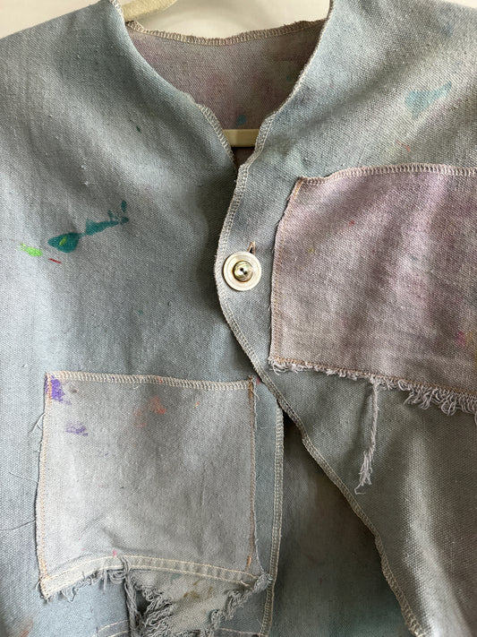 Paint me blue tails jacket