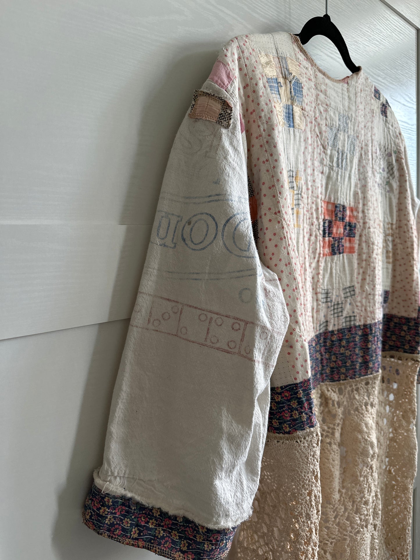 Vintage Grain and lace tails jacket