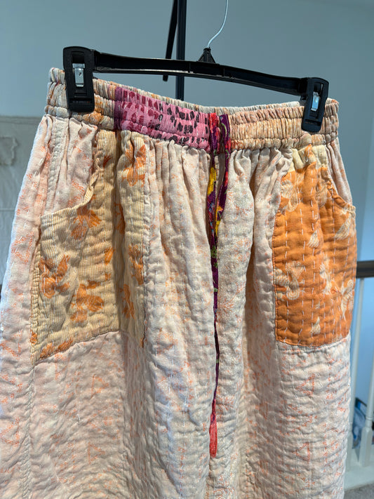 Reversible Kantha Pants