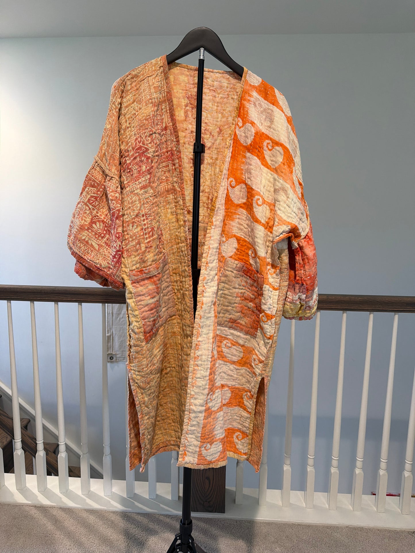 Vintage Kantha reversible tunic - jacket