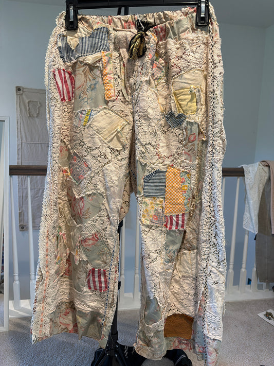 Magnolia what? Oh so pretty one of a kind pants!