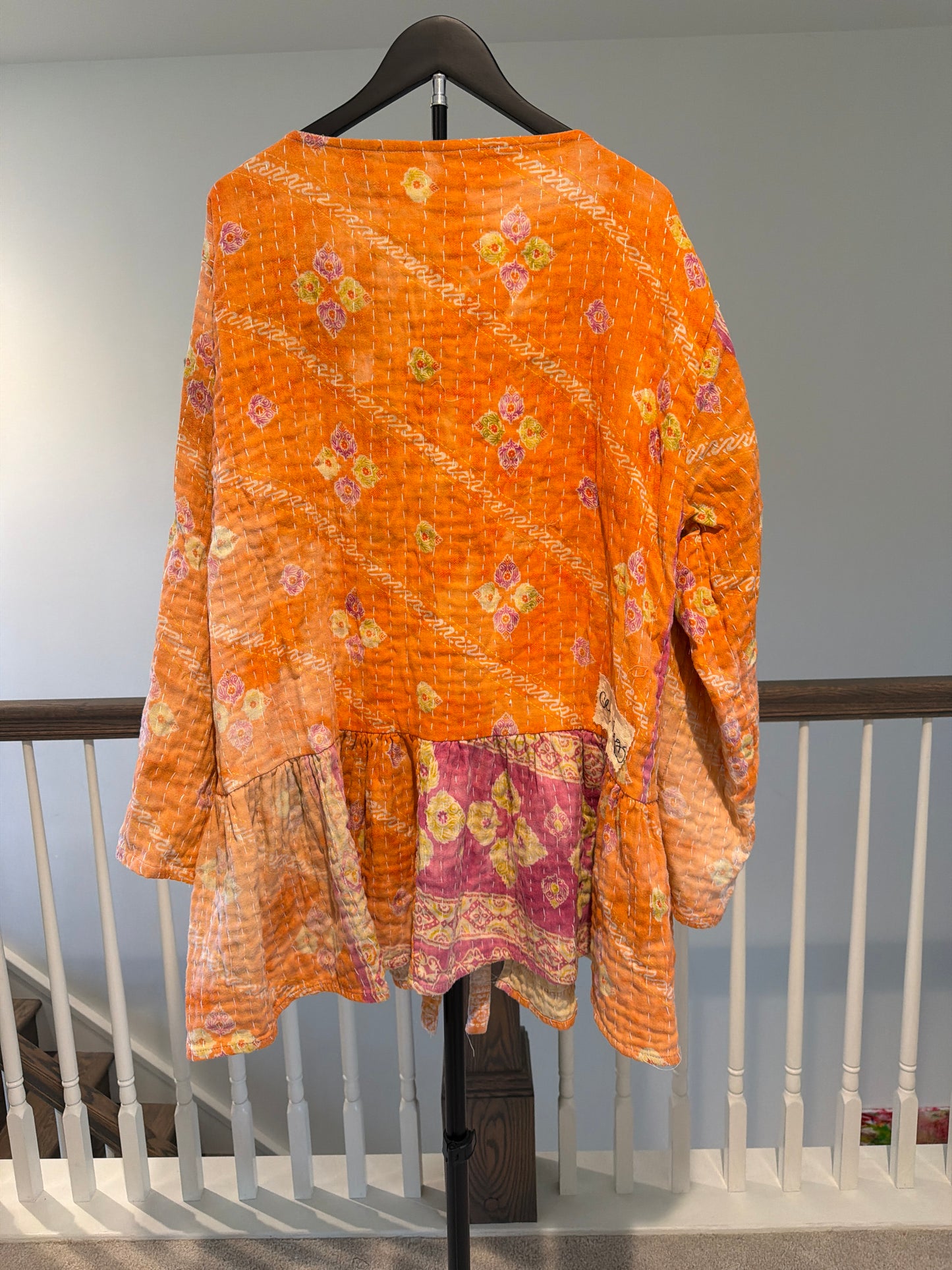Vintage Kantha reversible tunic