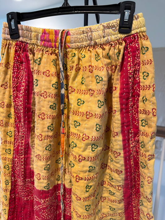 Reversible Kantha Pants