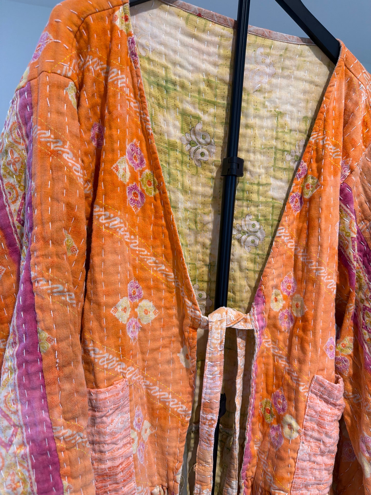 Vintage Kantha reversible tunic