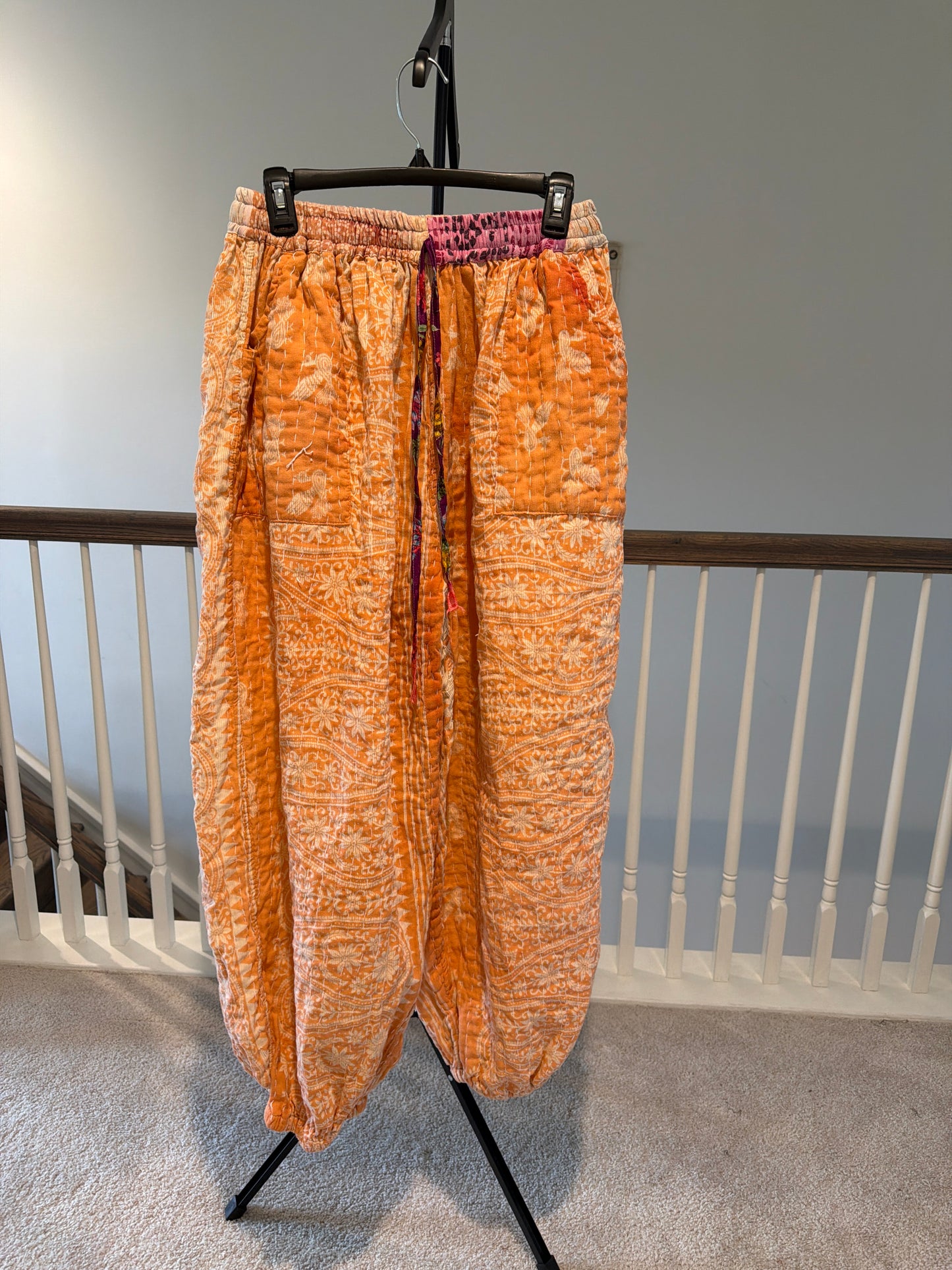 Reversible Kantha Pants