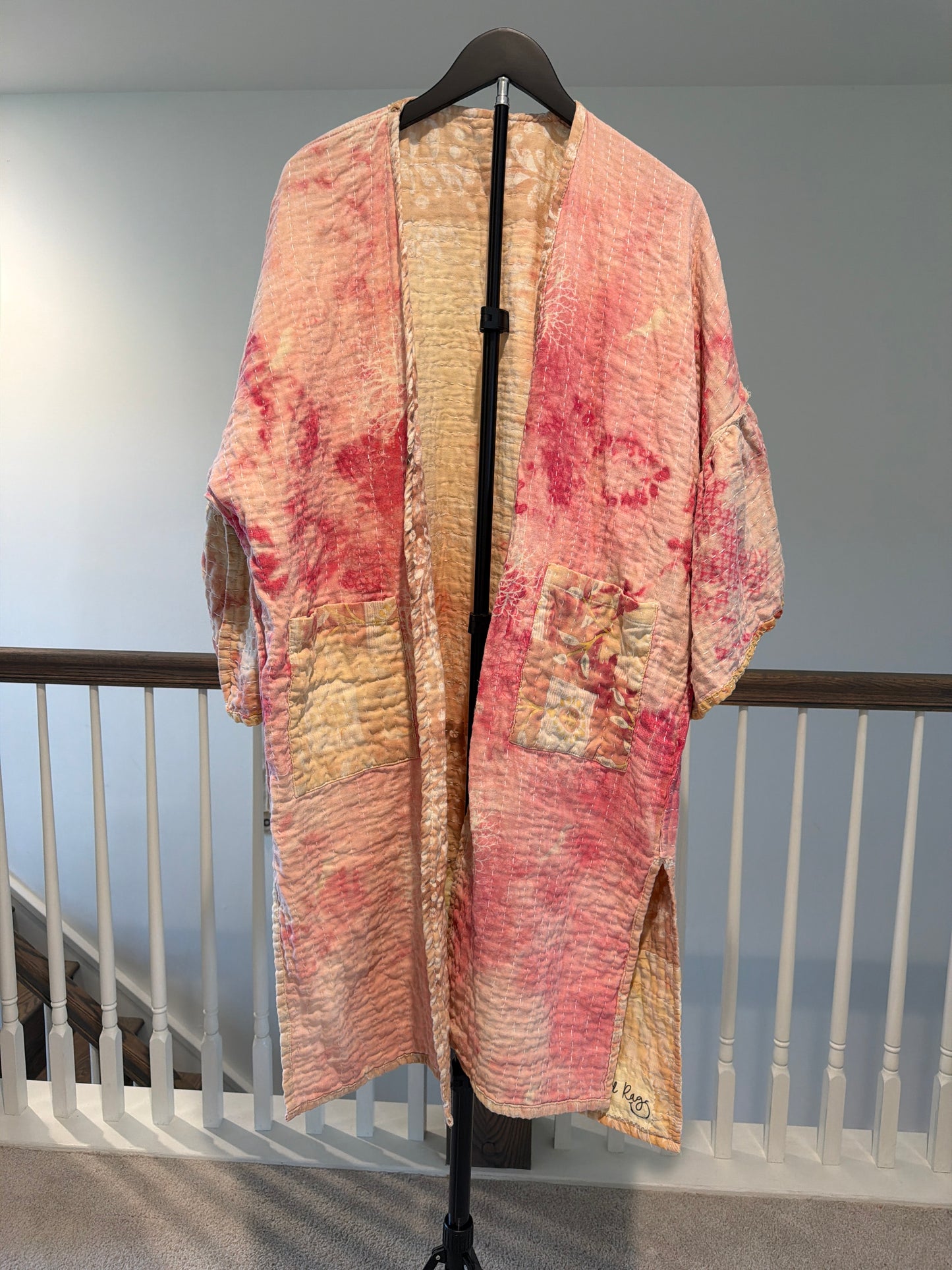 Vintage Kantha reversible tunic - jacket