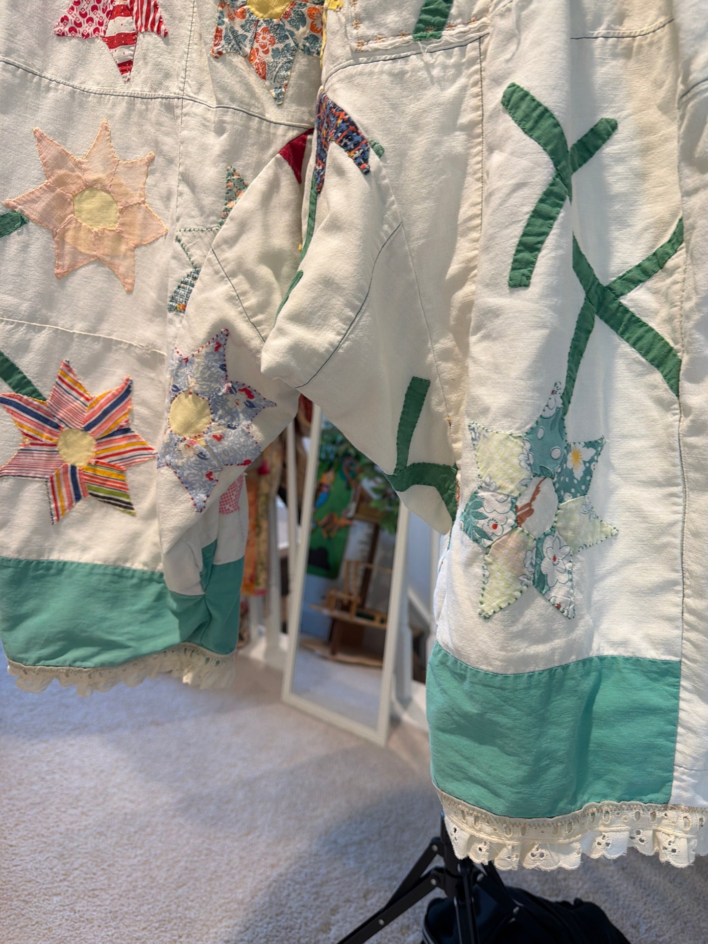 Magnolia what? Oh so pretty one of a kind pants!