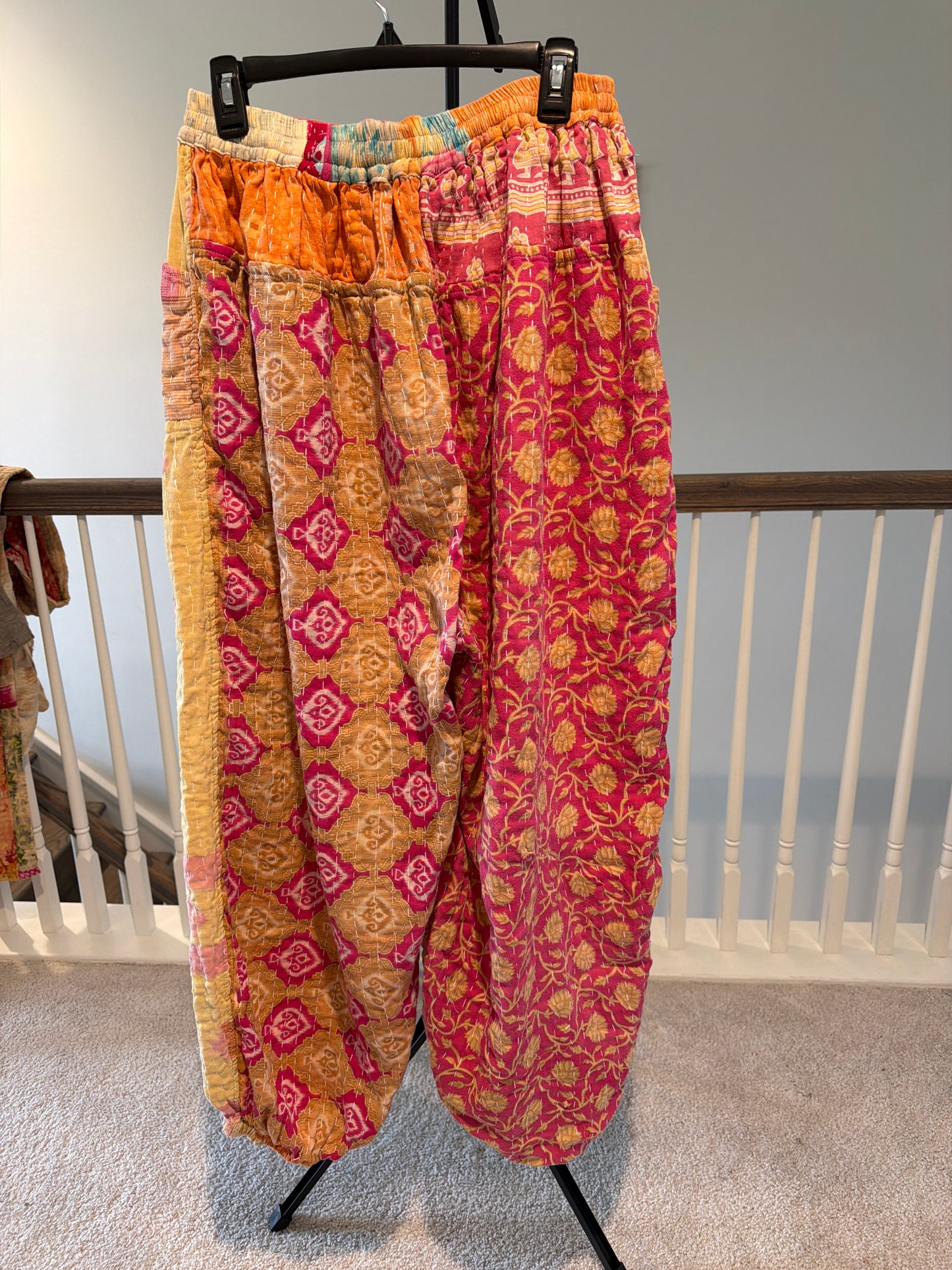 Reversible Kantha Pants