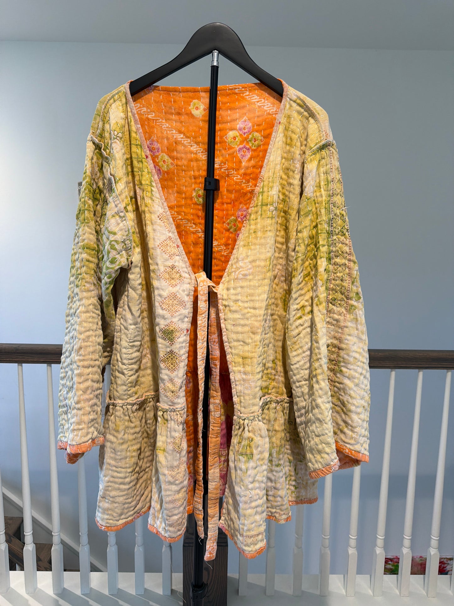 Vintage Kantha reversible tunic