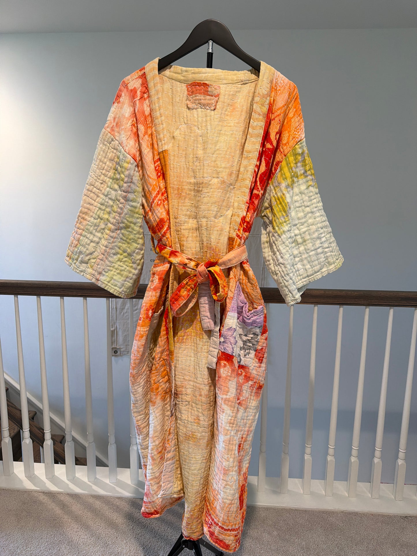 Vintage Kantha full length reversible tunic