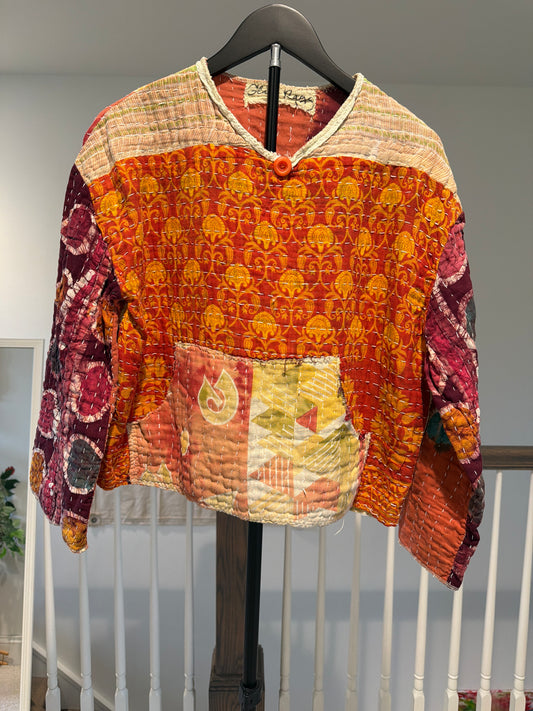 Kantha pullover top
