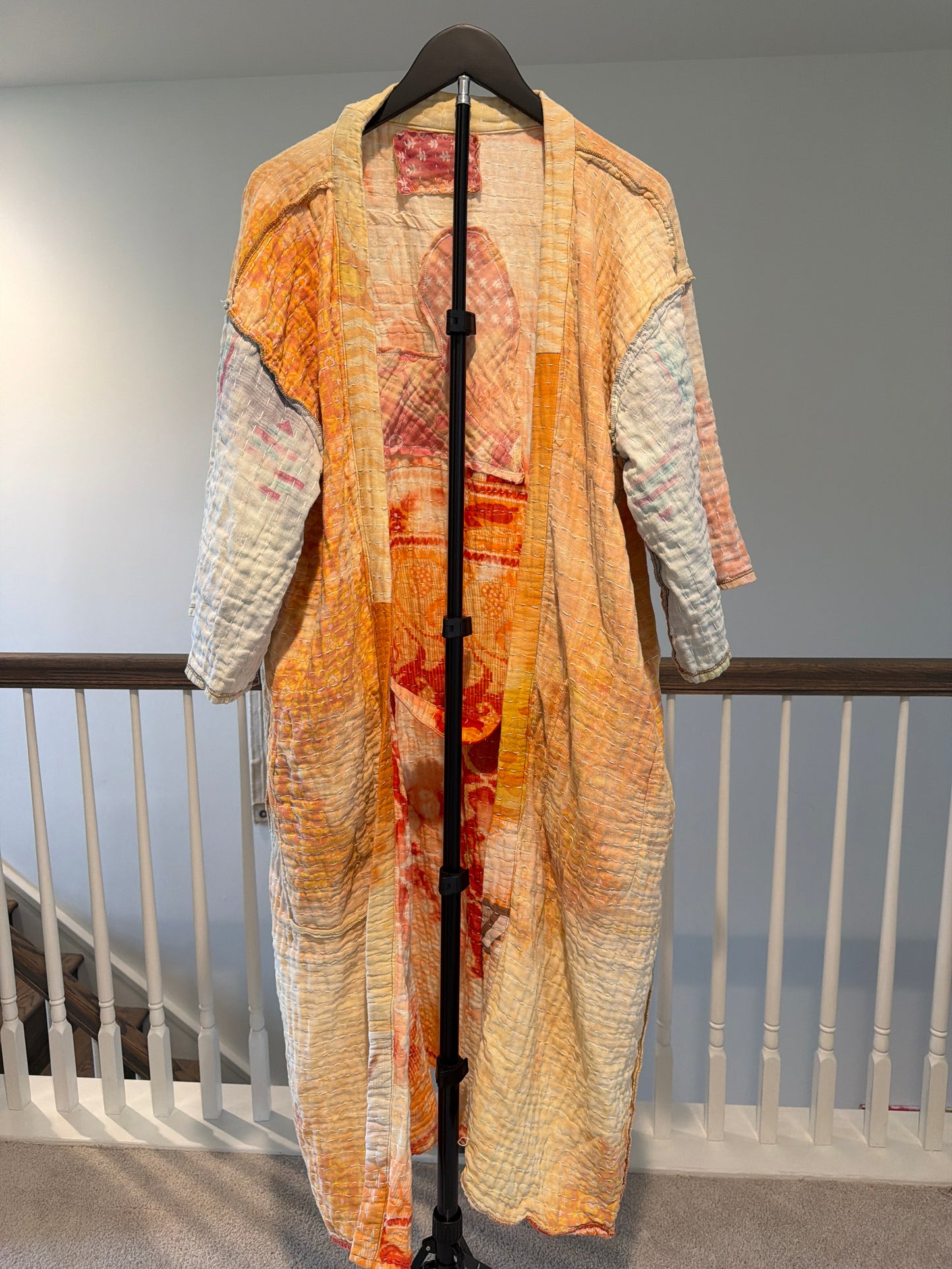 Vintage Kantha full length reversible tunic