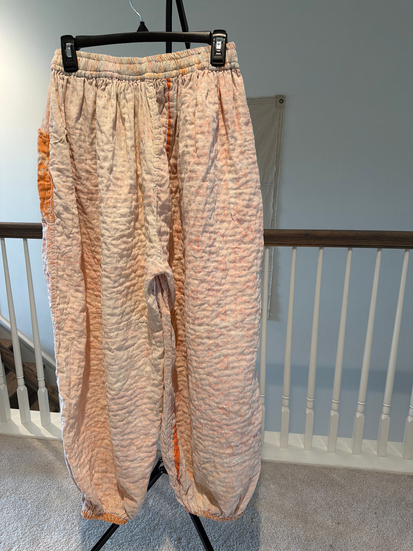Reversible Kantha Pants