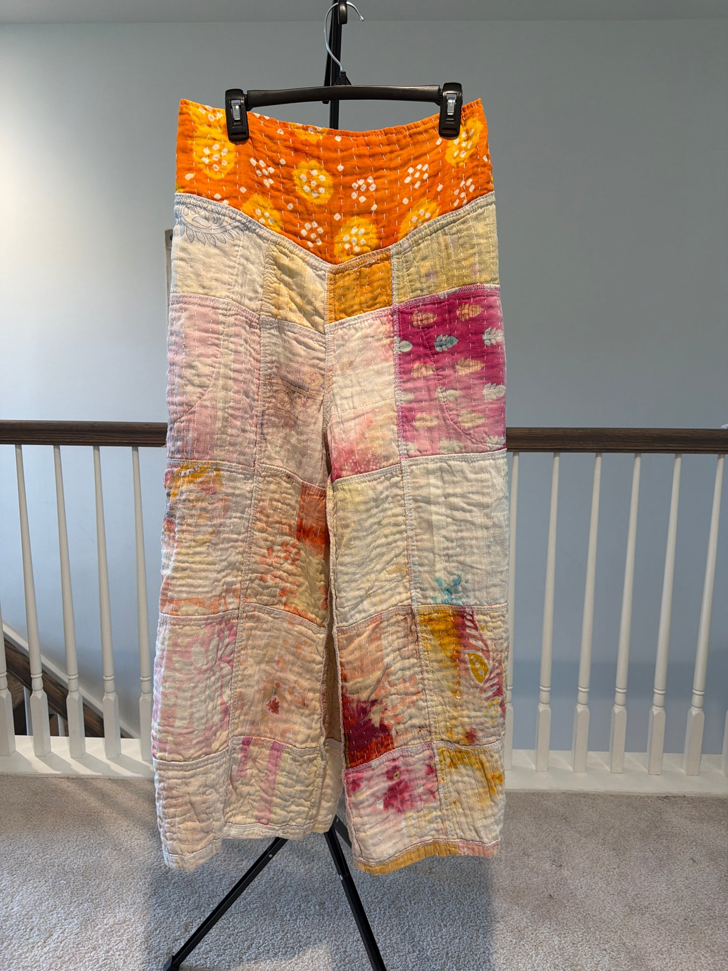 Patchwork Kantha Pants