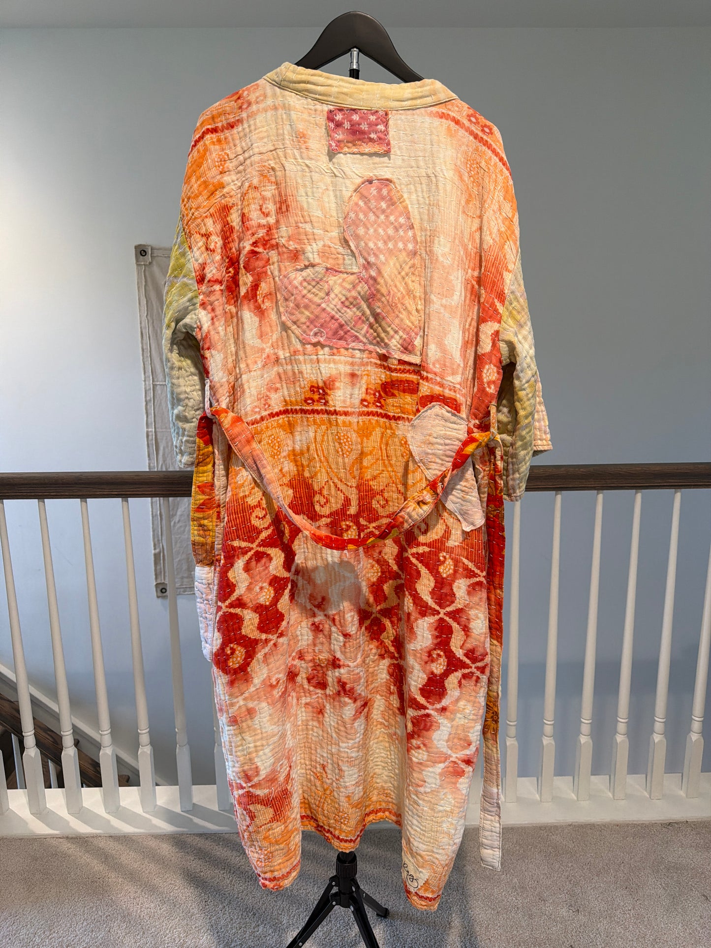 Vintage Kantha full length reversible tunic