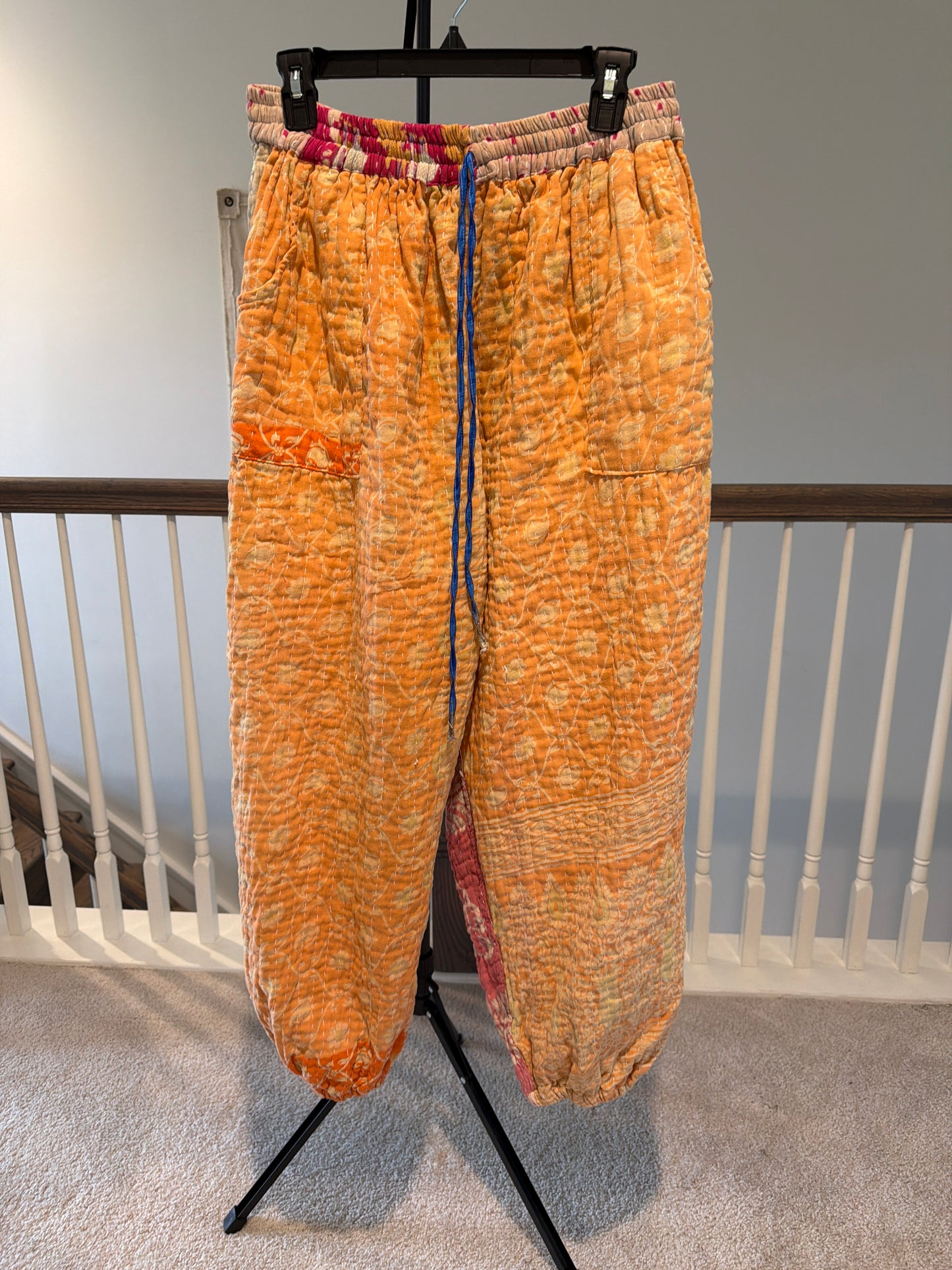 Reversible Kantha Pants