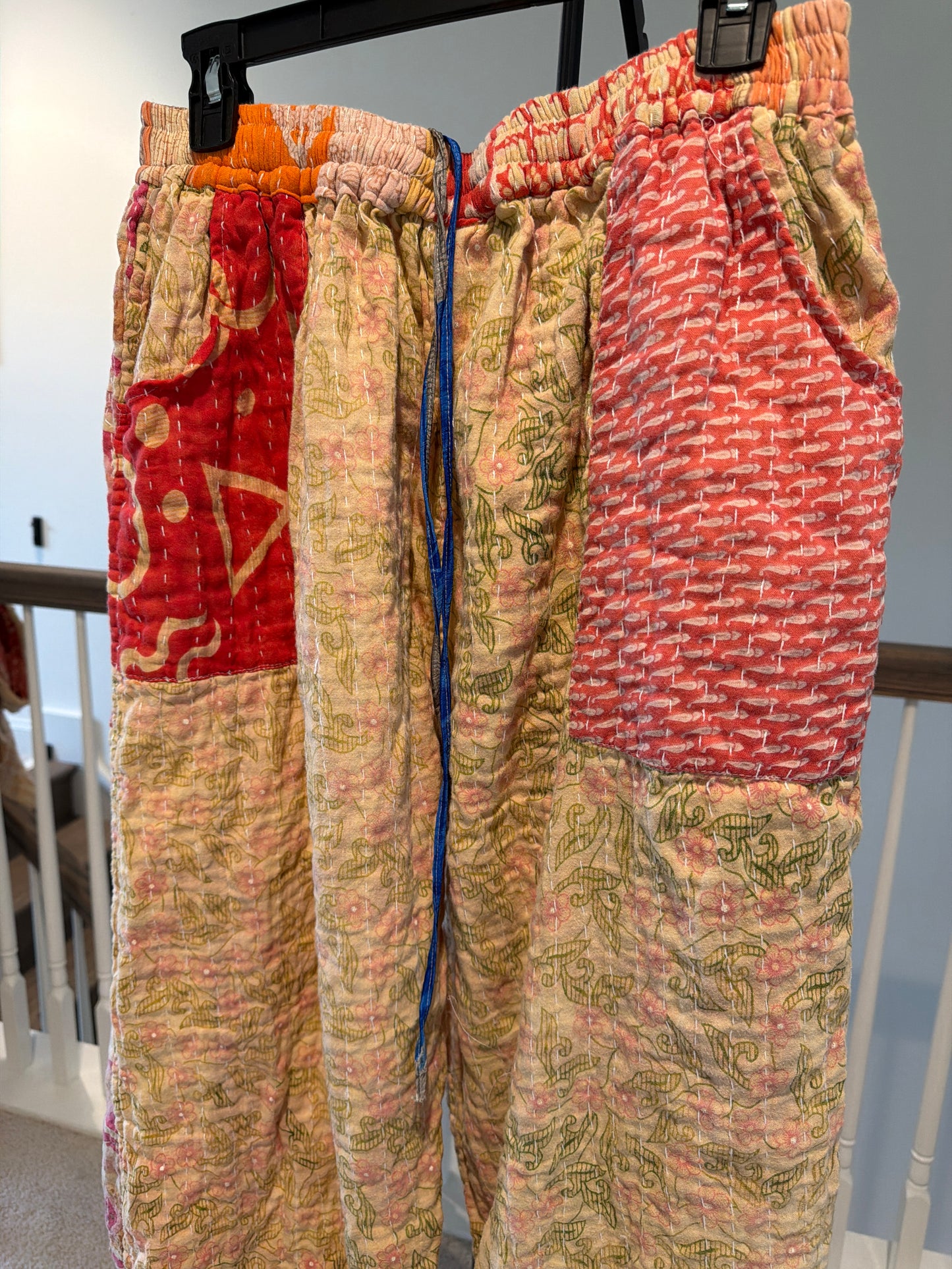 Reversible Kantha Pants