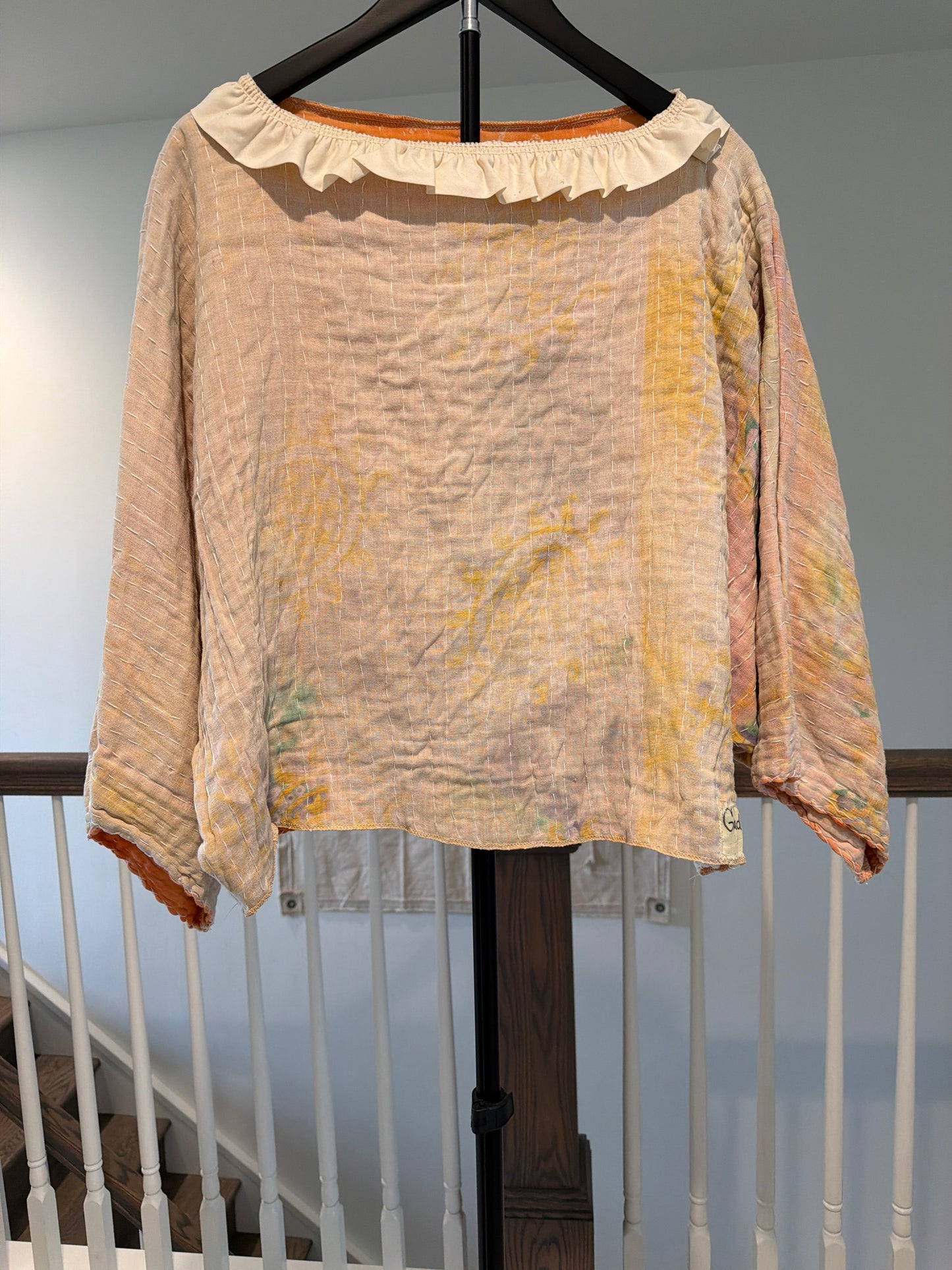 Kantha pullover top