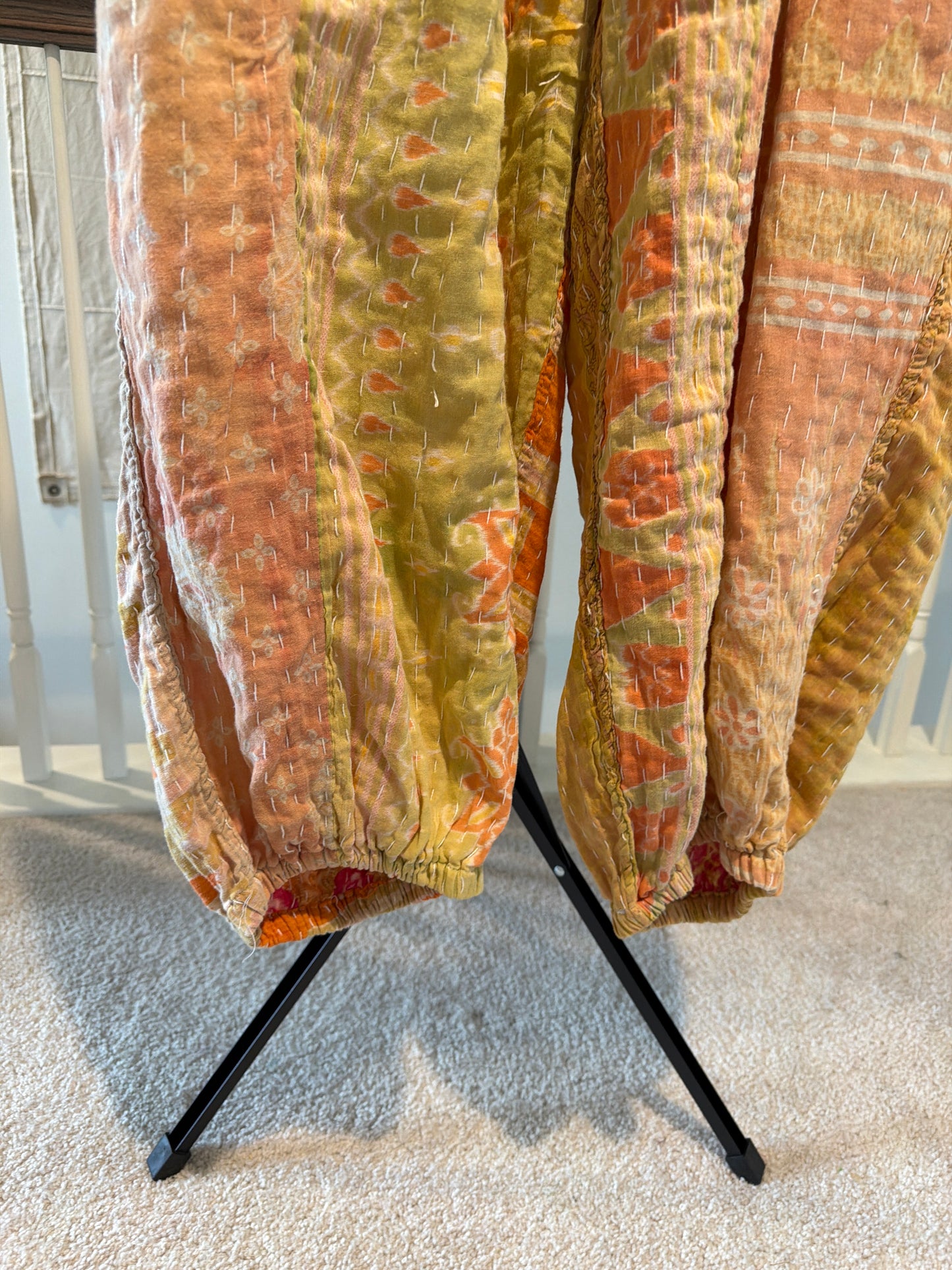 Reversible Kantha Pants