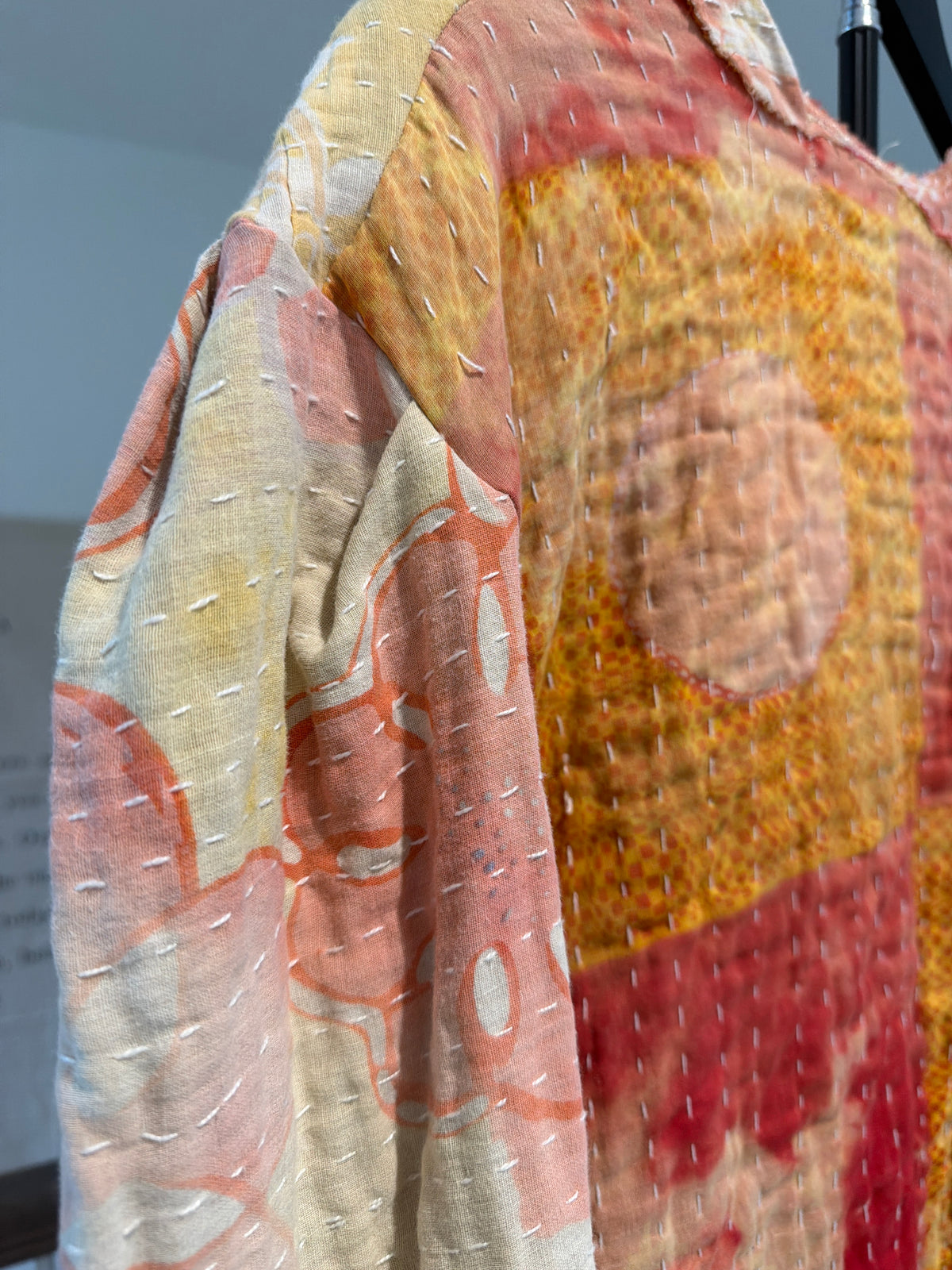 Kantha jacket with tails