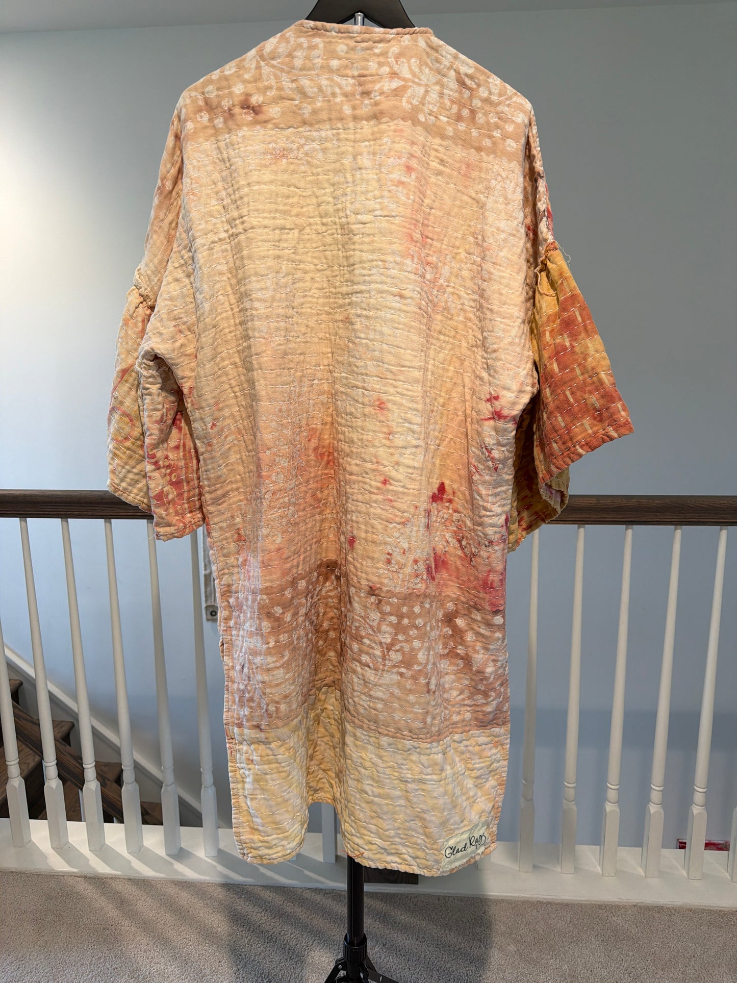 Vintage Kantha reversible tunic - jacket