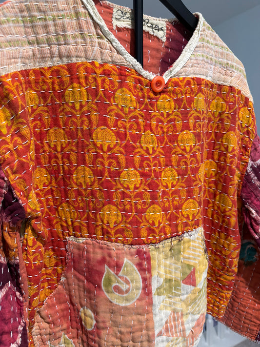 Kantha pullover top