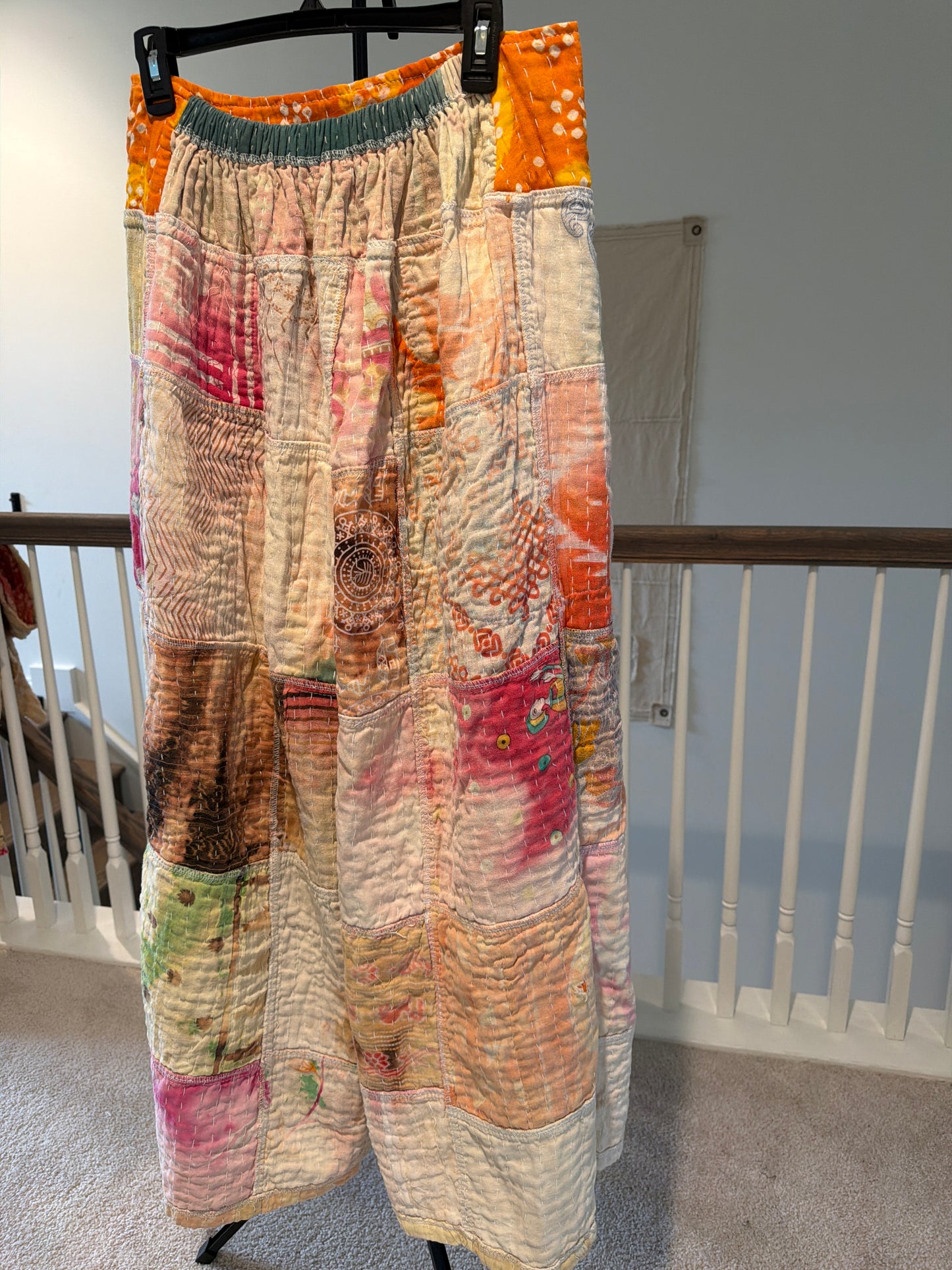 Patchwork Kantha Pants