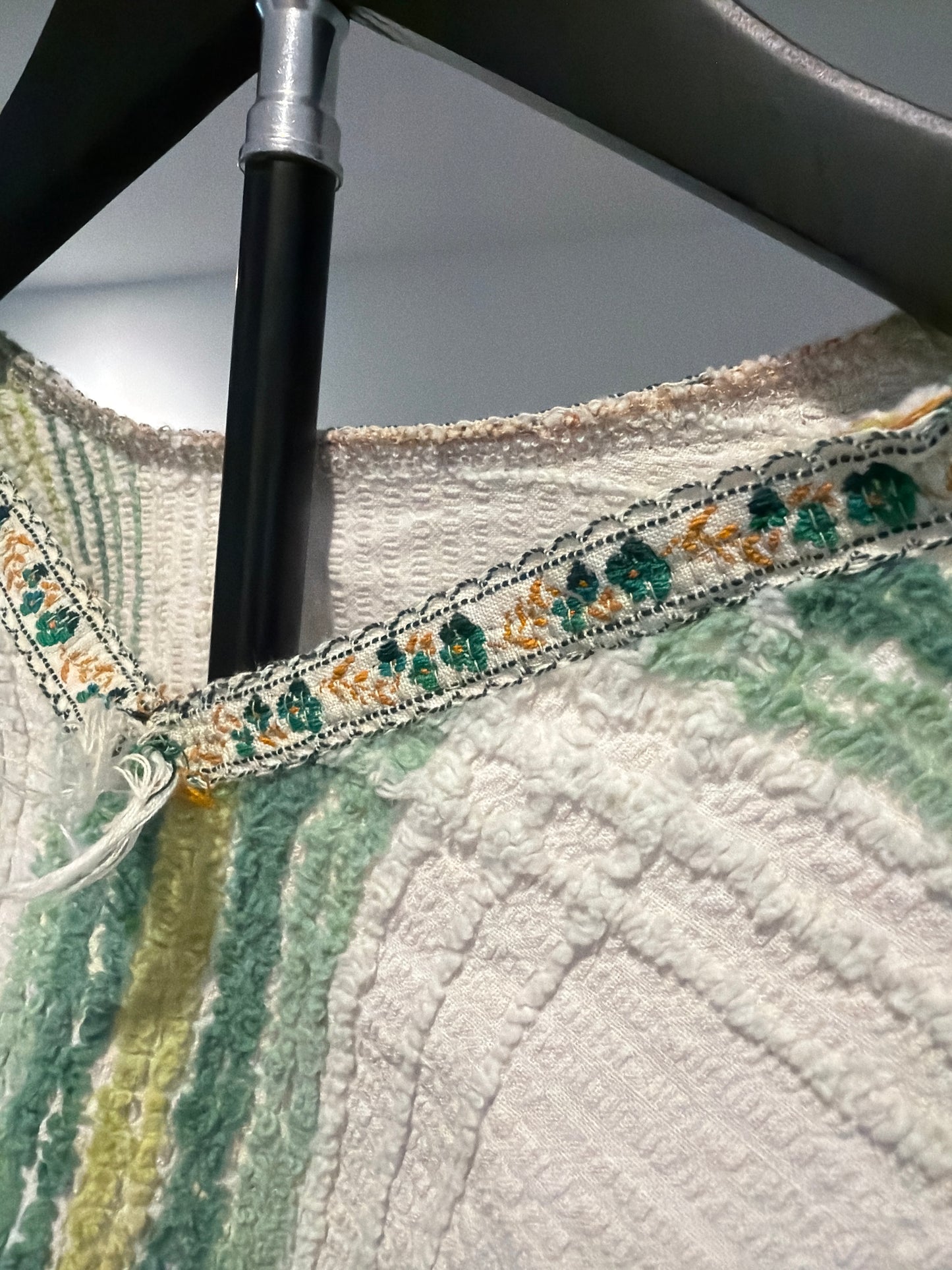 Chenille pullover top