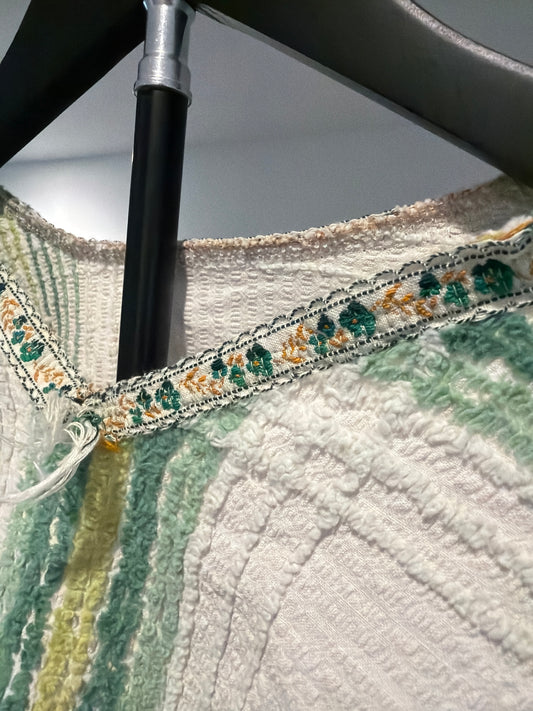Chenille pullover top