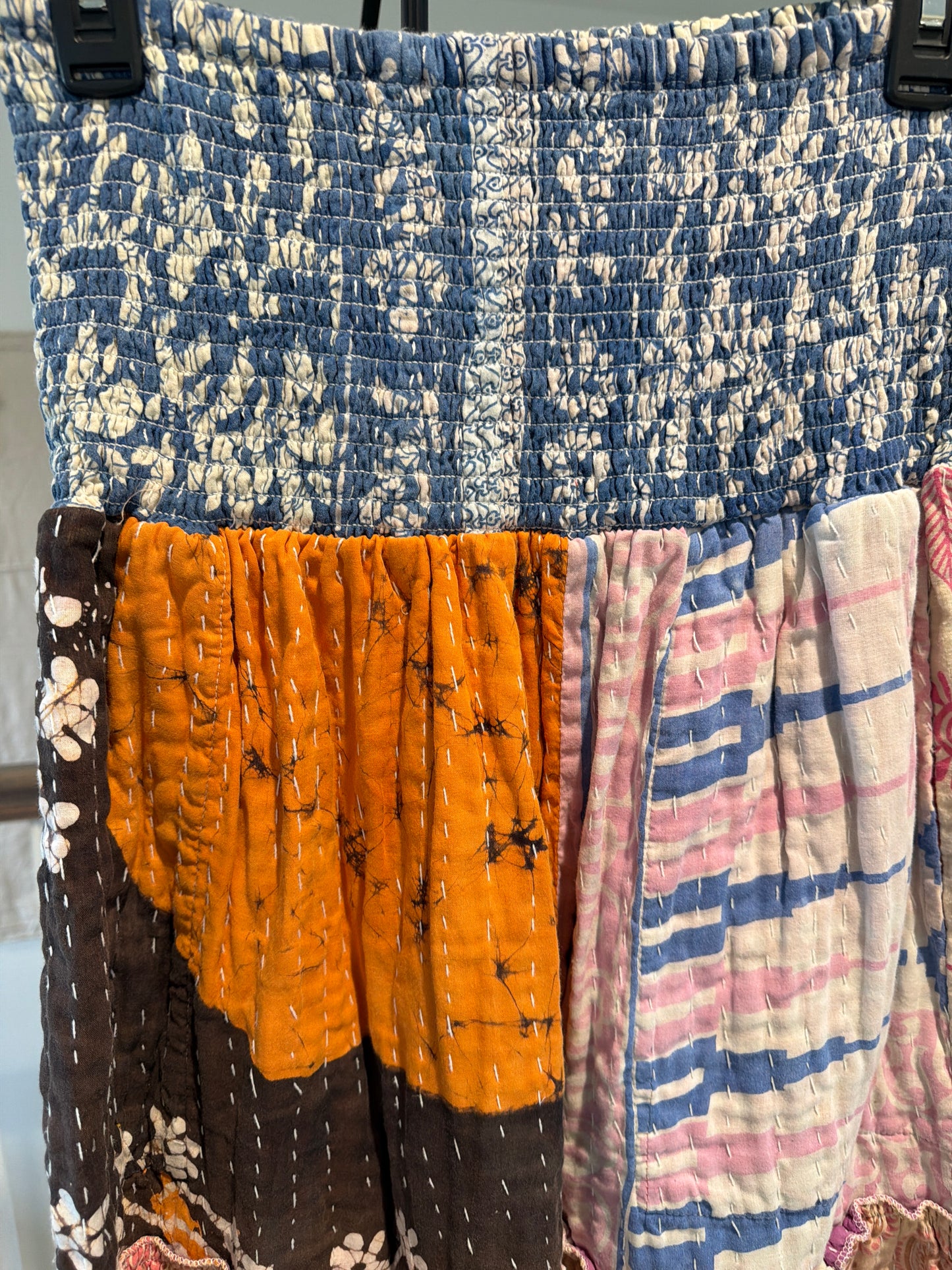 Kantha Strapless Maxi Dress/Skirt