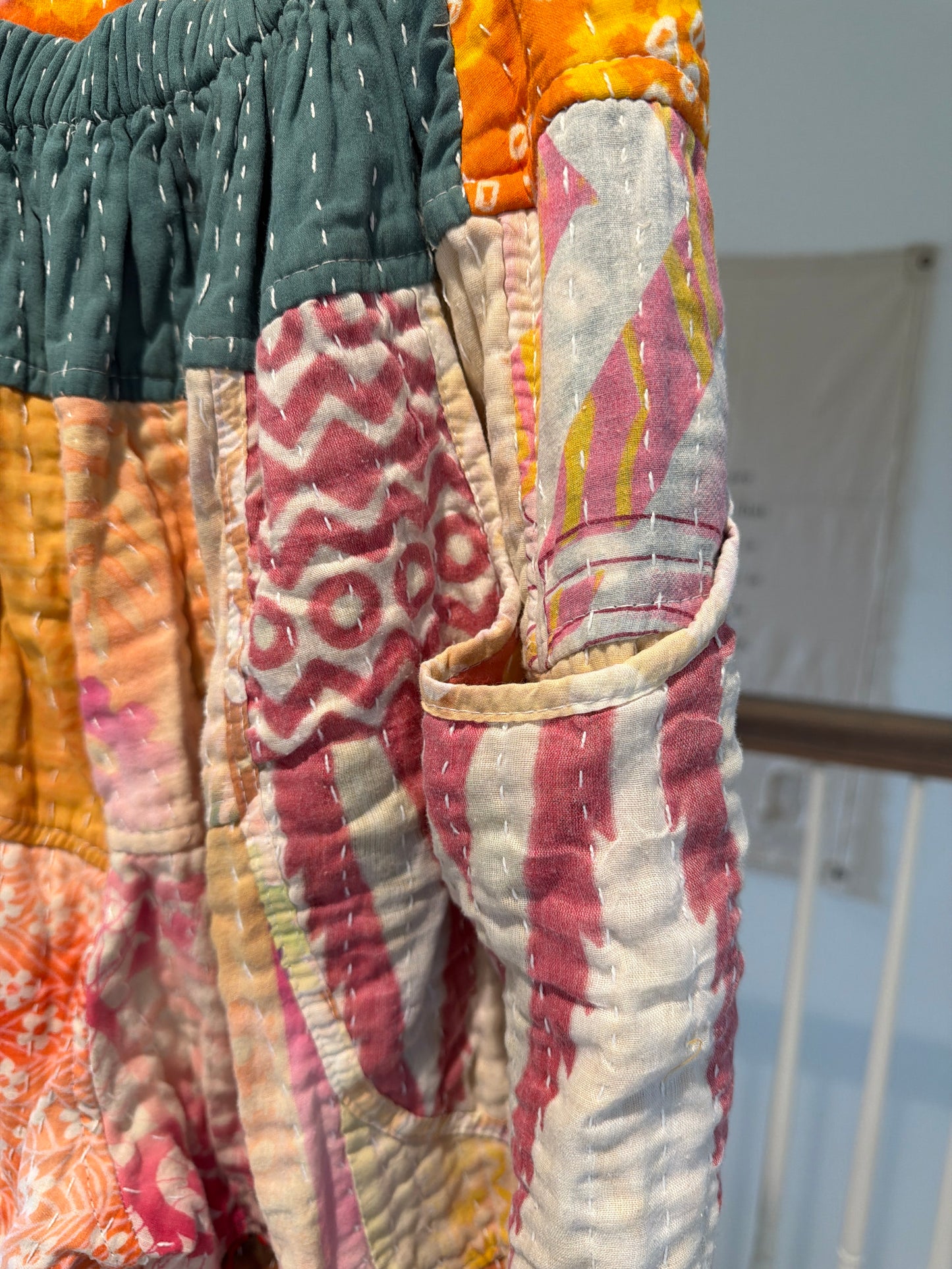 Patchwork Kantha Pants