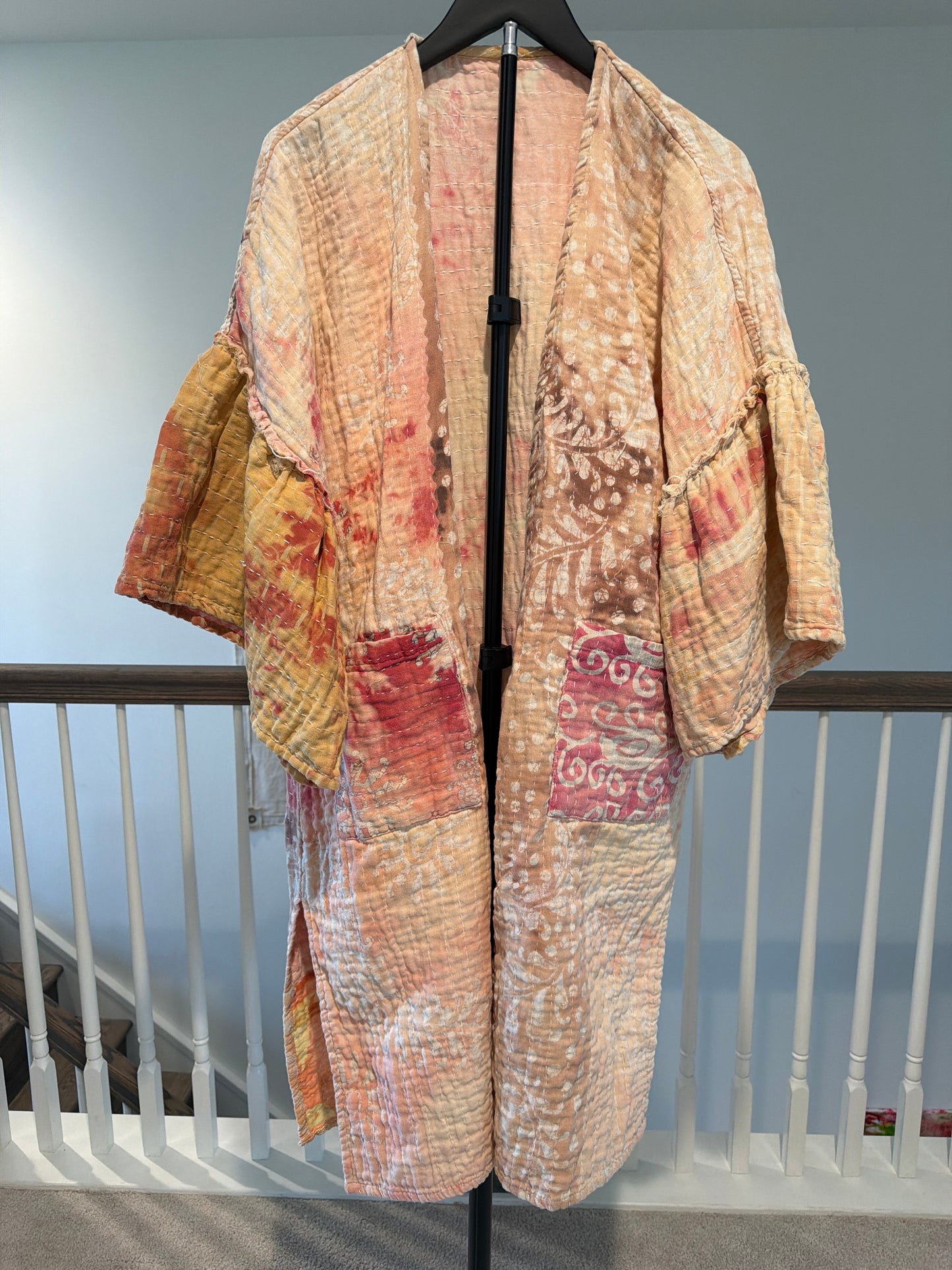 Vintage Kantha reversible tunic - jacket