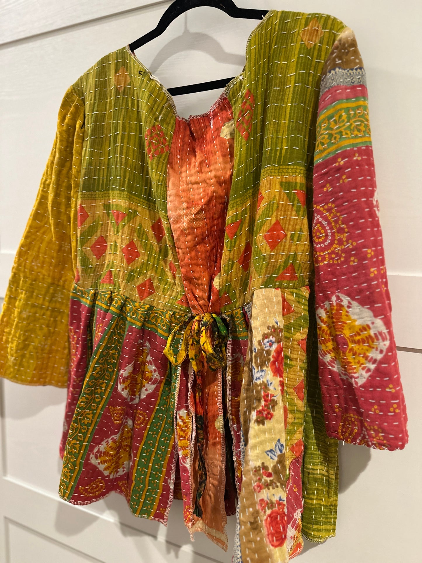 A Flit and Flounce Kantha Jacket 2