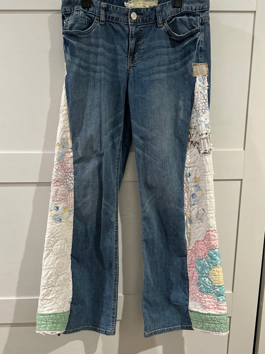 Quilted Bell Bottoms