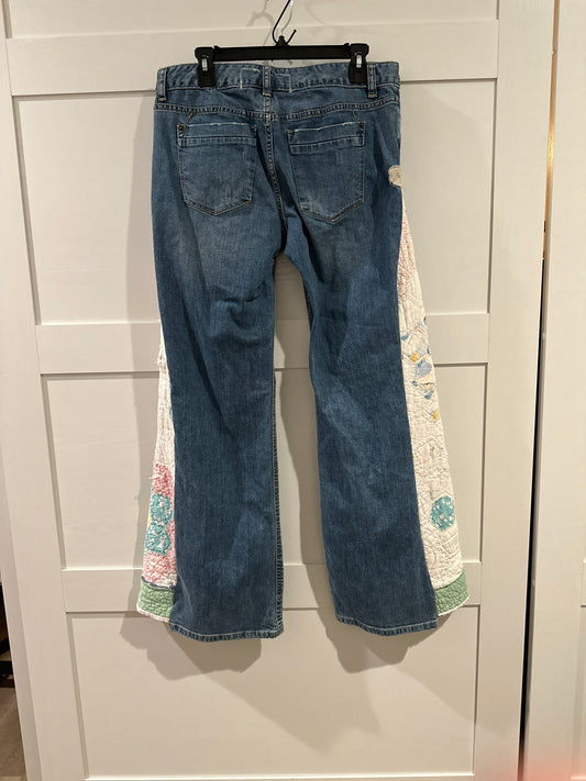 Quilted Bell Bottoms