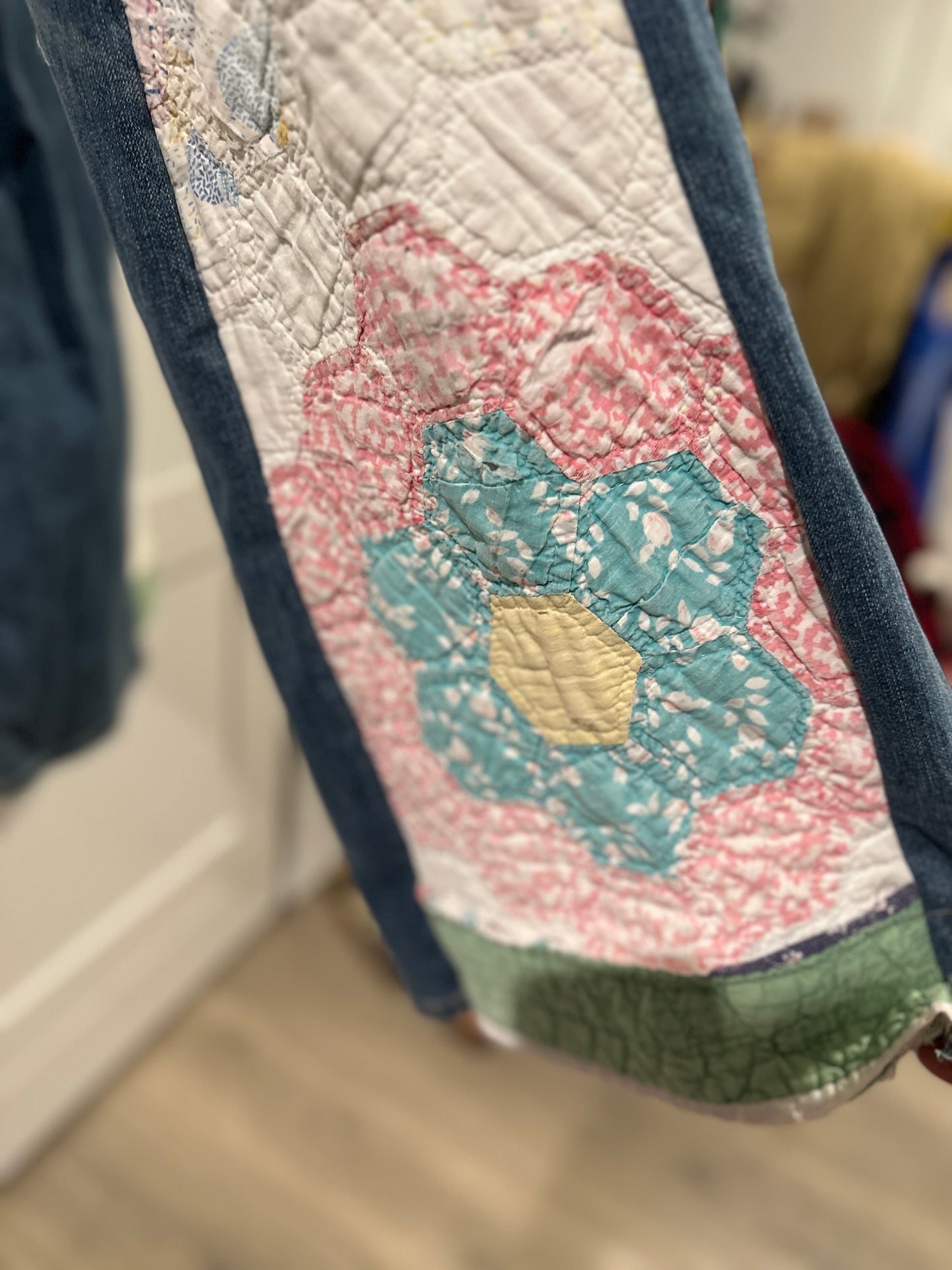 Quilted Bell Bottoms