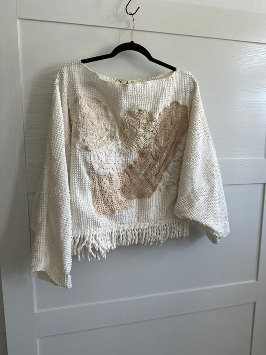 Chenille Quilt Sweatshirt